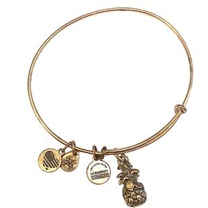 Alex & Ani Pineapple Bracelet Gold